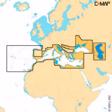 Карта C-MAP Discover X - Южна Европа