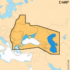 Карта C-MAP Reveal X - Черно и Каспийско Море